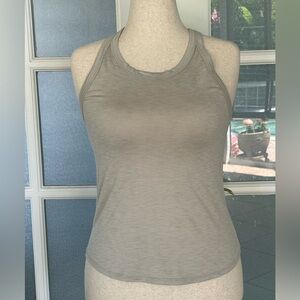 Old Navy Active Powersoft Tank Beige Racerback M